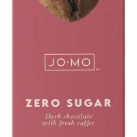 ג’ומו שוקולד מריר ללא תוספת סוכר עם קפה טרי