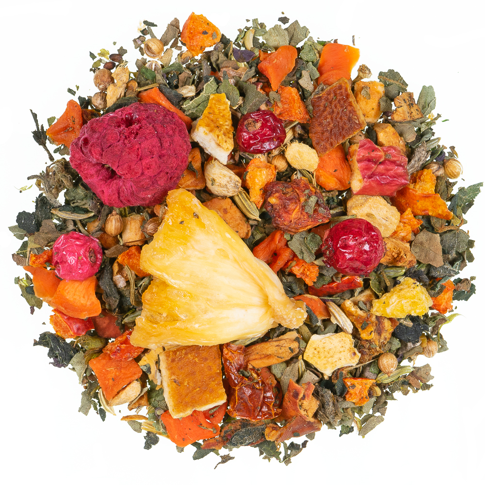 חליטת צמחים אננס ג'ינג’ר טבעית - Herbal Infusion Pineapple Ginger natural