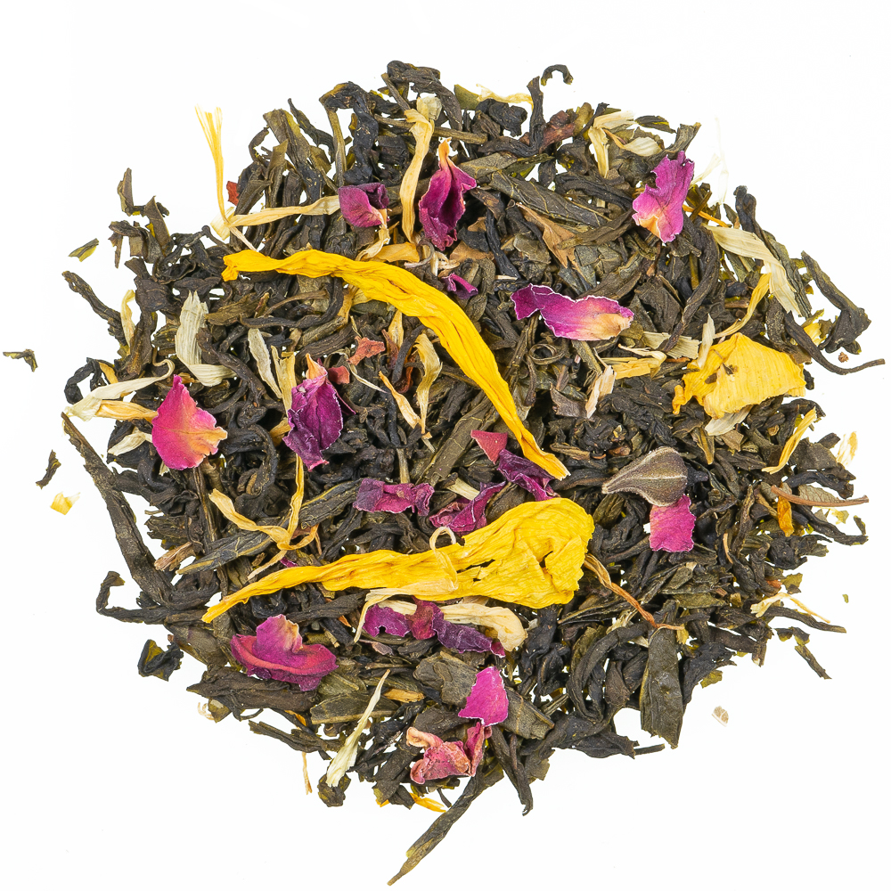 תה ירוק תות משמש - Green Tea Strawberry Apricot